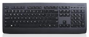 Klaviatūra Lenovo Professional Wireless Keyboard, NO, juoda, belaidė