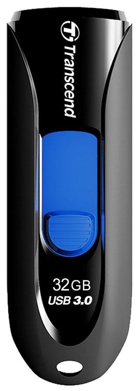 USB atmintinė Transcend JetFlash 790, juoda sp., 32 GB