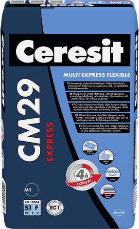 Klijai plytelių Ceresit CM29 Multi Express C2FTE S1, 25 kg