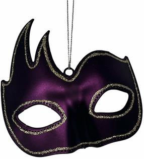 Eglutės žaisliukas Christmas Touch Mask, violetinė sp., 12 cm, plastikas