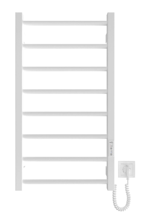 Elektriline rätikuradiator Mario HF Leeds, valge v., 53 cm x 77 cm, 110 W