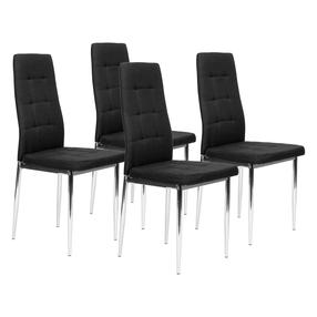 Toolide komplekt, must v./kroom v., 40 cm x 40 cm x 92 cm, 4 tk