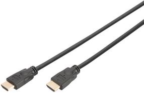 Juhe Digitus Premium HDMI DK-330123-050-S HDMI 19 pin male, HDMI 19 pin male, 5 m, must v.