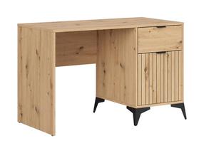 Rašomasis stalas su lentyna Lamea, artisan oak