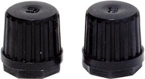 Klapi kork Weldtite Schrader Type Valve Caps BF08060, plastik, must v., 2 tk