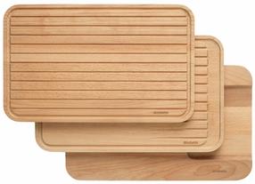 Pjaustymo lentelių rinkinys Brabantia, ruda, 40 cm x 25 cm