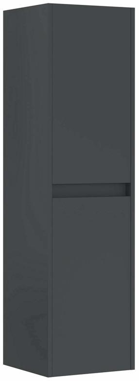Подвесной шкафчик для ванной Kalune Design Side 40-586, антрацитовый цв., 27 см x 40 см x 138 см