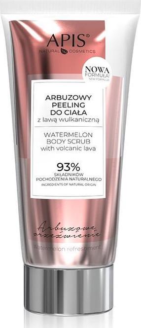 Ķermeņa skrubis Apis Watermelon Refreshment With Volcanic Lava, 200 ml