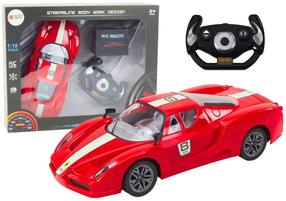 Rc automašīna Lean Toys Streamline Body Work Design, 1:16, sarkana krās.