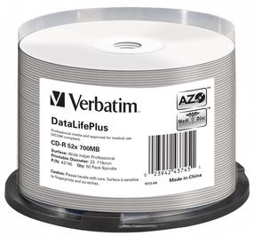 Įrašomas kompaktinis diskas Verbatim, 700 MB, 50vnt.