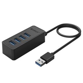 USB šakotuvas Extra Digital Orico CA911264 W5P-U3-100-BK-PRO 4 x USB 3.0 Type-A, Micro USB, 0.3 m, juoda sp.