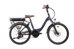 Электрический велосипед Bottari Urban 600, 24", 24″, 250 Вт, 13 Ач, синий цв.
