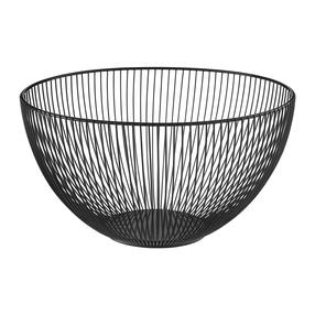 Krepšelis Ambition Decor, 24 cm x 14.4 cm, 24 cm, Ø 24 cm, Juoda sp.