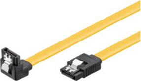 Kabelis MicroConnect SATA III, SATA III, 0.7 m, geltona sp.