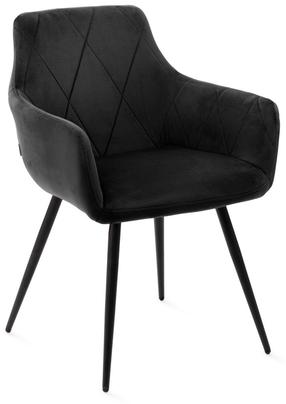 Ēdamistabas krēsls Homla Fellice Basic 847283, matēts, melna krās., 61 cm x 56 cm x 86 cm