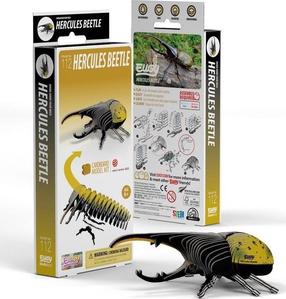 3D dėlionė Hercules Beetle, 11.5 cm x 4 cm, 42 vnt., geltona sp.