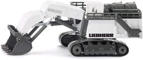 Игрушечный трактор Siku Liebherr R9800 1798, 1:87, белый цв.