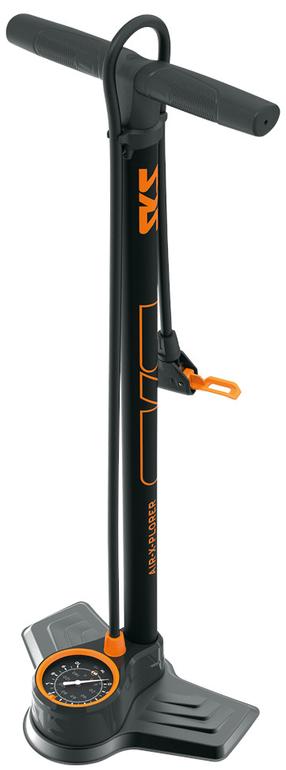 Pump SKS AIR-X-Plorer 10.0 11662, metall, must v./oranž v.