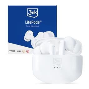 Juhtmeta kõrvaklapid 3MK LifePods 3MKLIFEPODSW, valge v.