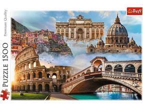 Пазл Trefl Favorite Places Italy 26203, 58 см x 85 см, 1500 шт., многоцветный