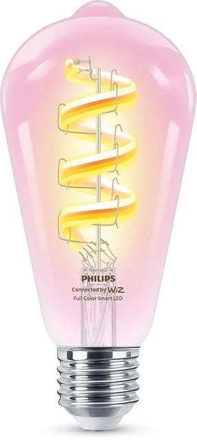 Išmanioji lemputė Philips Wiz Halogeninė, ST64, 2200 - 6500 °K, E27, 6.3 W, 470 lm