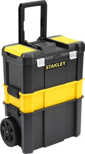 Įrankių vežimėlis Stanley Essential Rolling Workshop, 47.5 cm x 28.5 cm x 62.3 cm, juoda sp./geltona sp.