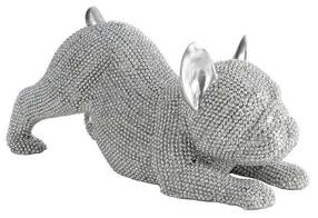Dekoratīva figūra Eldo, sudraba krās., 19 cm x 8 cm x 9 cm