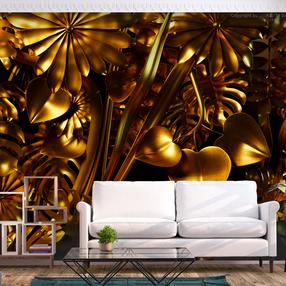 Fototapete Artgeist Golden Jungle, 70 cm x 100 cm