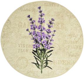Vannitoa põrandamatt Foutastic Lavender 359CHL1672, mitmevärviline, 100 cm x 100 cm, Ø 100 cm