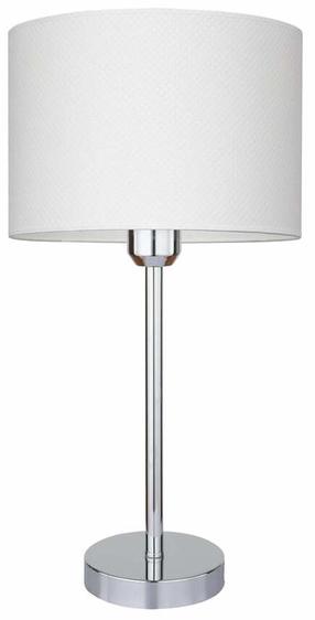 Настольные лампы Spot-Light Leila 7654028, E27, 40Вт, белый цв./хромовый цв.