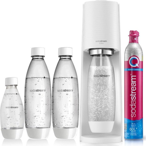 Gāzēto dzērienu aparāts SodaStream Terra 2270213, balta krās.