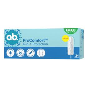Гигиенические тампоны O.B. ProComfort 4in1, Super Plus, 24 шт.
