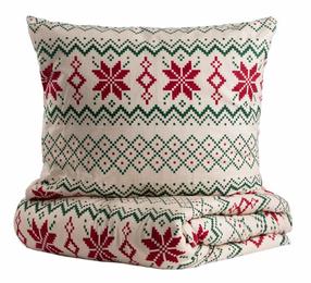 Kalėdinis patalynės užvalkalų komplektas Homla Wintey 700521, įvairių spalvų, 140 x 200 cm