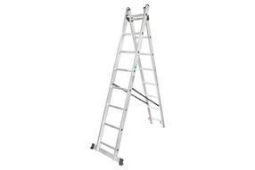 Kopėčios 2 dalių universalios ForceKraft FK-BL-E210, 2.81 - 5.77 cm, 2.81 - 4.77 cm