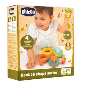 Развивающая игра Chicco Baobab Shape Sorter, многоцветный