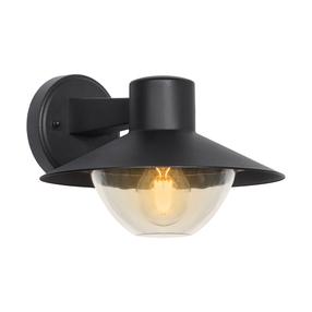 Sieninis lauko šviestuvas Candellux Lighting Cosmos, 40W, E27, IP44, juoda sp., 26 cm x 18 cm