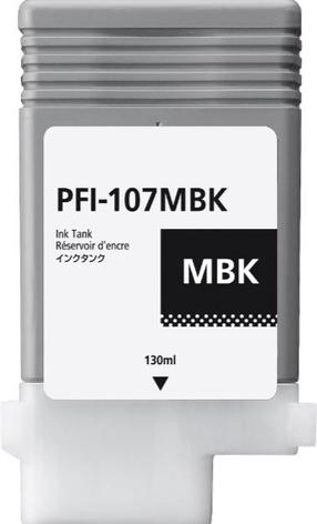 Tintes printera kasetne Canon PFI-107MBK, melna krās.