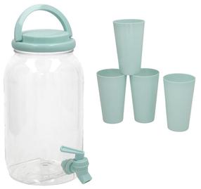 Indas su kraneliu Summer Enjoy, plastikas, 3.7 l, 5 vnt.