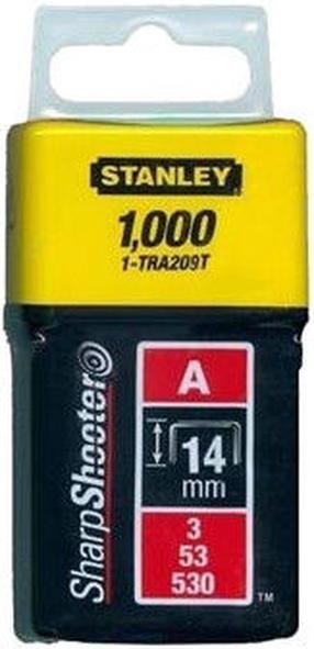 Kabės Stanley, 14 mm, 1000 vnt.