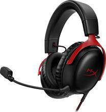 Laidinės žaidimų ausinės HyperX Cloud III Red 727A9AA, juoda sp./raudona sp.