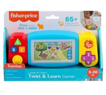 Lavinimo žaislas, žaidimų konsolė Mattel Fisher Price Twist & Learn, EN, įvairių spalvų