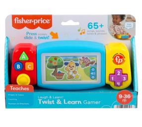 Lavinimo žaislas, žaidimų konsolė Mattel Fisher Price Twist & Learn, EN, įvairių spalvų