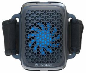 Siltuma un aukstuma terapijas ierīce Therabody RecoveryTherm, 0.45 kg, melna krās.