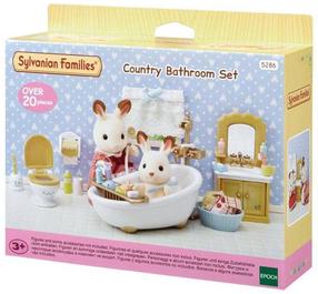 Кукольный домик Sylvanian Families Набор мебели для ванной в деревенском стиле 5286