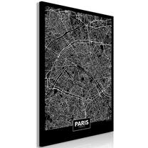 Reprodukcija Artgeist Dark Map Of Paris, k-b-0075-b-a, 20 cm x 30 cm