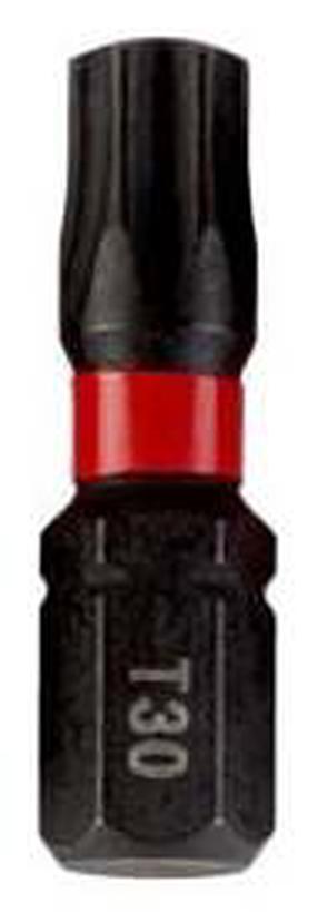 Smūginiai atsuktuvų antgaliai Bahco 66IM/T30C-2P, T30, 25 mm, 1/4", Ø5.52 mm
