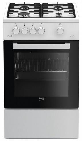 Газовая плита с газовой духовкой Beko FSG52020FW