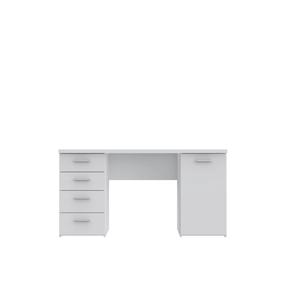 Kirjutuslaud sahtlitega Domoletti MT926-Z12M, 145 cm x 60 cm, 76.3 cm, valge v.