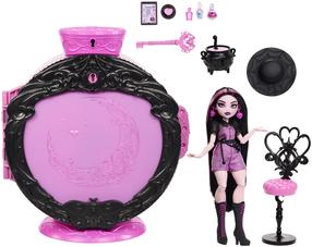 Lėlė su priedais Mattel Monster High Potion Reveal Draculaura JKD76, 30 cm, juoda sp.