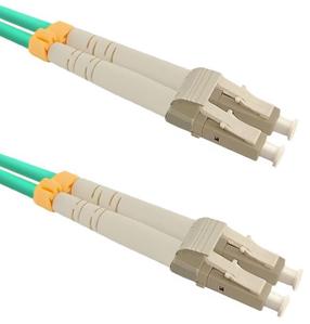 Vads Qoltec Fiber Optic Cable Multimode LC/UPC to LC/UPC LC/UPC, LC/UPC, 3 m, zaļa krās.